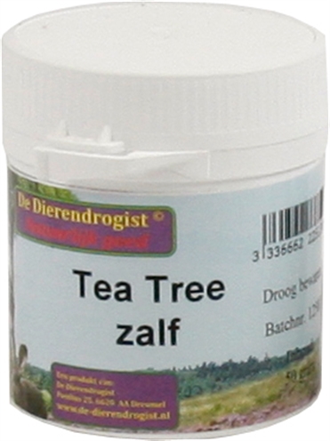 Tea tree zalf - huidverzorging - insectenbeten en teken - 50 gr - Hondenpleintje.nl