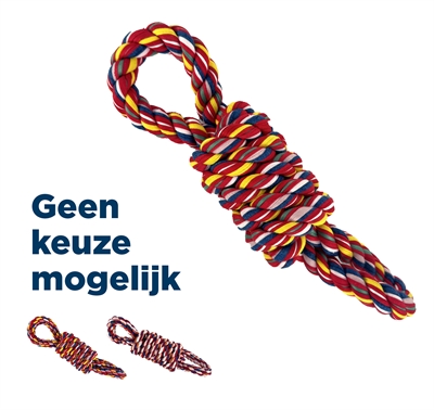Hondenspeelgoed - Twist-Tee Coil 8 vormig - gerecycled - 32 cm - Hondenpleintje.nl
