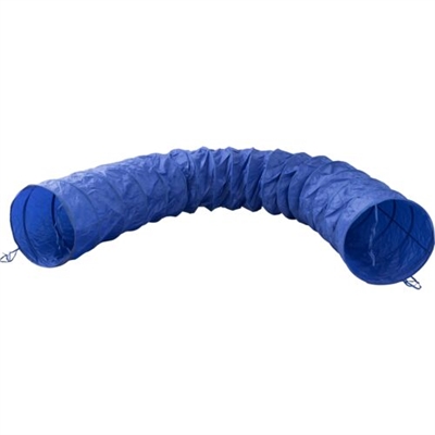 Agility tunnel hond - Trixie - blauw polyester - 60 cm x 5 m - Hondenpleintje.nl