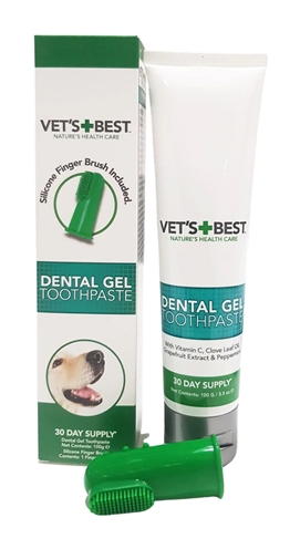Dental gel hond - Vet's Best - 100 gr - tegen tandsteen en tandplak - Hondenpleintje.nl