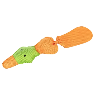 Hondenspeelgoed - Trixie eend drijvend - polyester - oranje - 50 cm - Hondenpleintje.nl