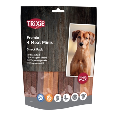 Hondensnack - Trixie Premio vlees bars - mix 4 smaken - 4x100g - Hondenpleintje.nl