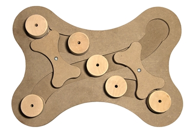 Activiteitenspel bot - Holt Games - hout - hond kat konijn - 35x35x5