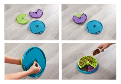 Likmat hond - Nina Ottoson Lickin'Layers - 26 cm - draaiende schijven - Hondenpleintje.nl