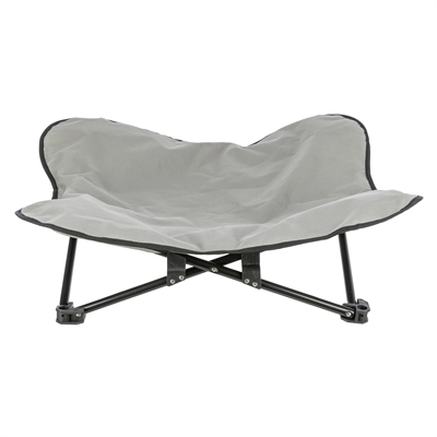 Hondenstretcher - Trixie - inklapbaar - donkergrijs/zwart - 69x20x69 cm - Hondenpleintje.nl