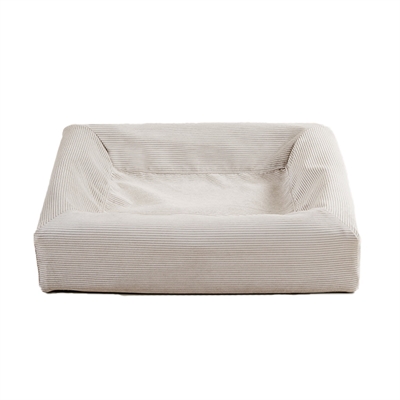 Hondenmand hoes - Bia Bed rib - zand - 60x50x12
