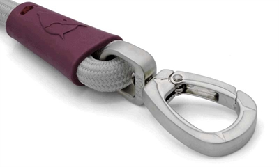 Hondenriem - Morso Soft Rope - gerecycled grijs - 120x1 cm - Hondenpleintje.nl