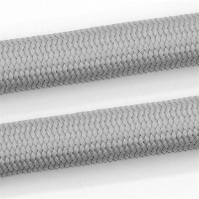 Half slip halsband hond - Morso soft rope - gerecycled - grijs - 45x1 cm - Hondenpleintje.nl