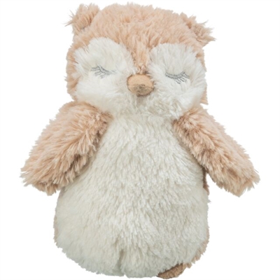 Hondenspeelgoed - Trixie uil pluche gerecycled - 18 cm - Hondenpleintje.nl