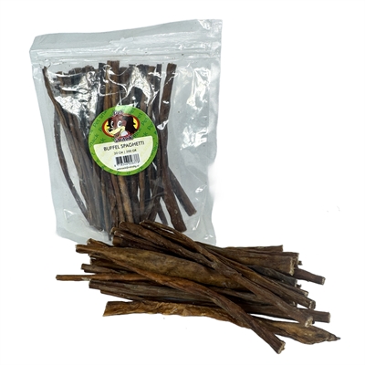 Kauwsnack hond - Petsnack buffel spaghetti - 250 gram - Hondenpleintje.nl