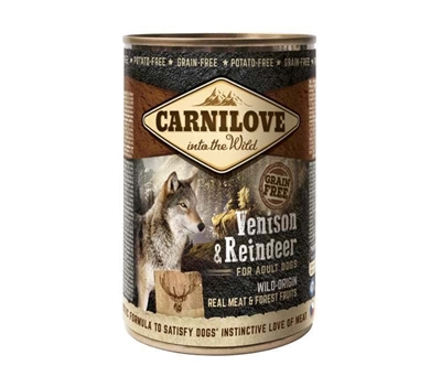 Hondenvoer nat - Carnilove - rendier - 6x400 gram - Hondenpleintje.nl