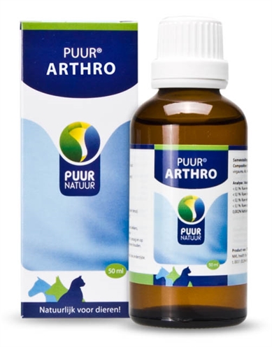 Puur Natuur Arthro - gewrichtensupplement - hond kat paard - 50 ml - Hondenpleintje.nl