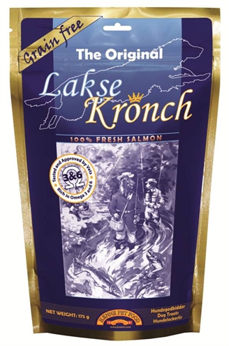 Zalmsnacks hond - Henne Kronch - 100% zalm - 175 gram - Hondenpleintje.nl